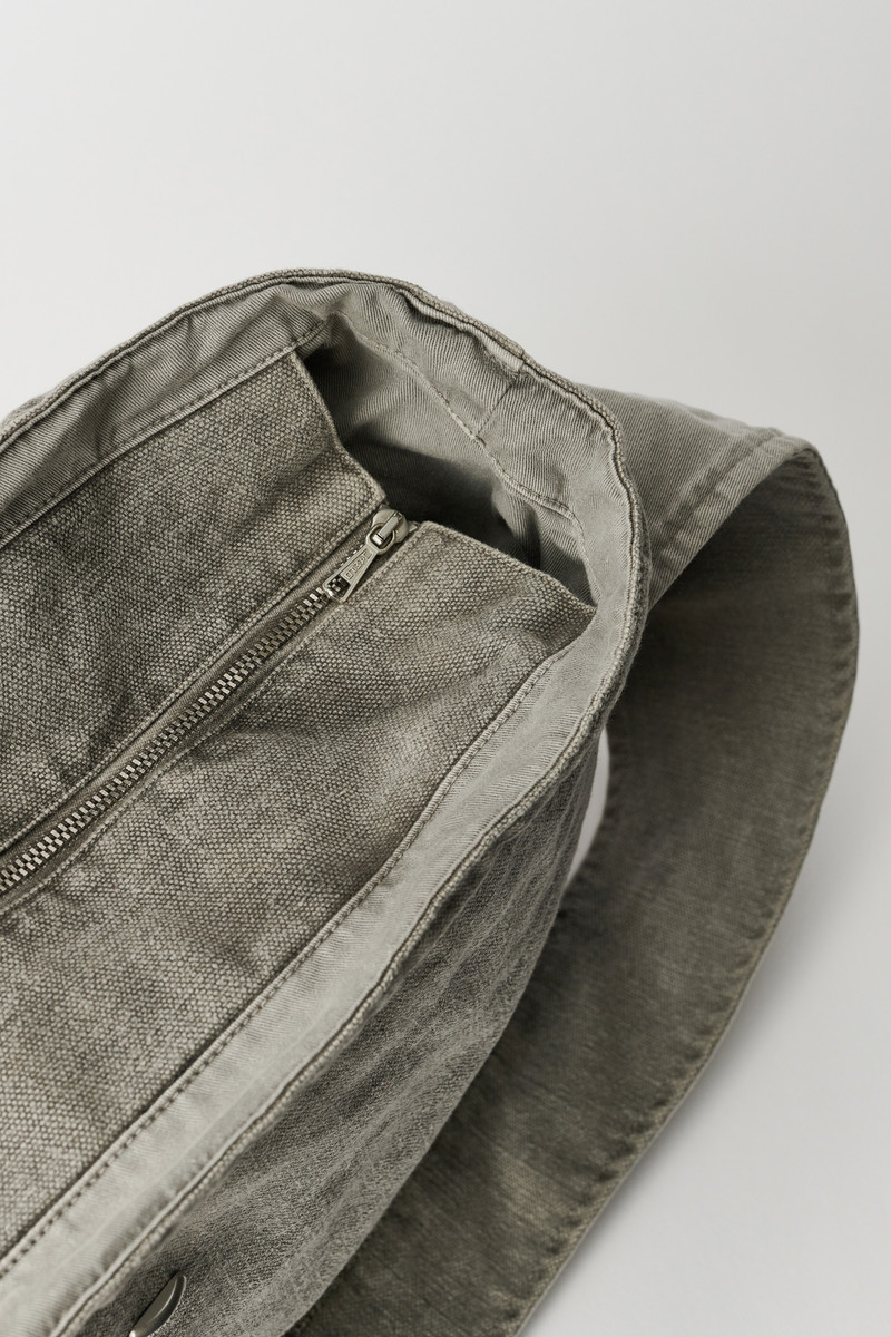 Our Legacy Ship Bag Attic Carbon Wash Canvas outlook