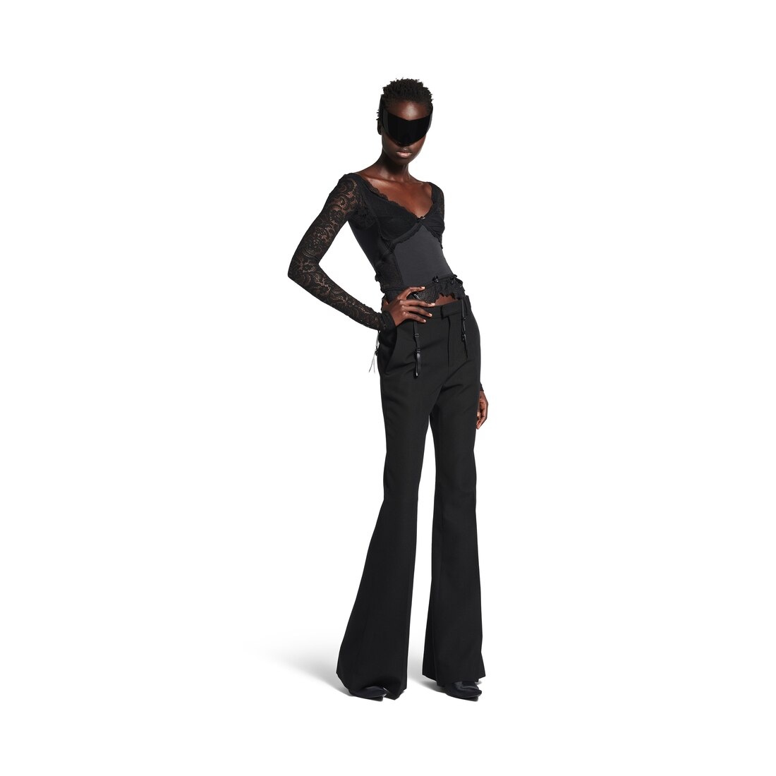 Women's Lingerie Top in Black - 2