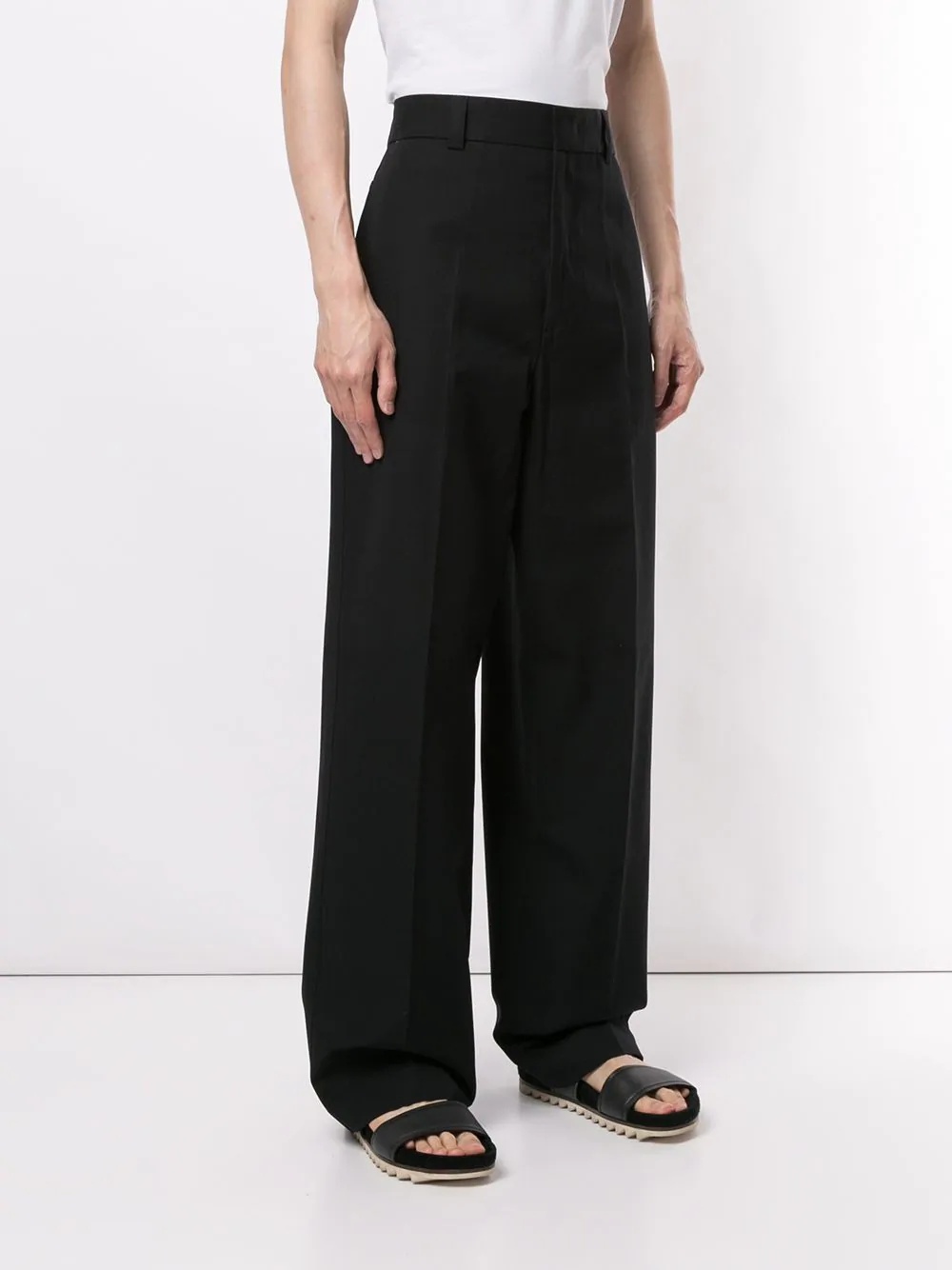 long wide-leg trousers - 3