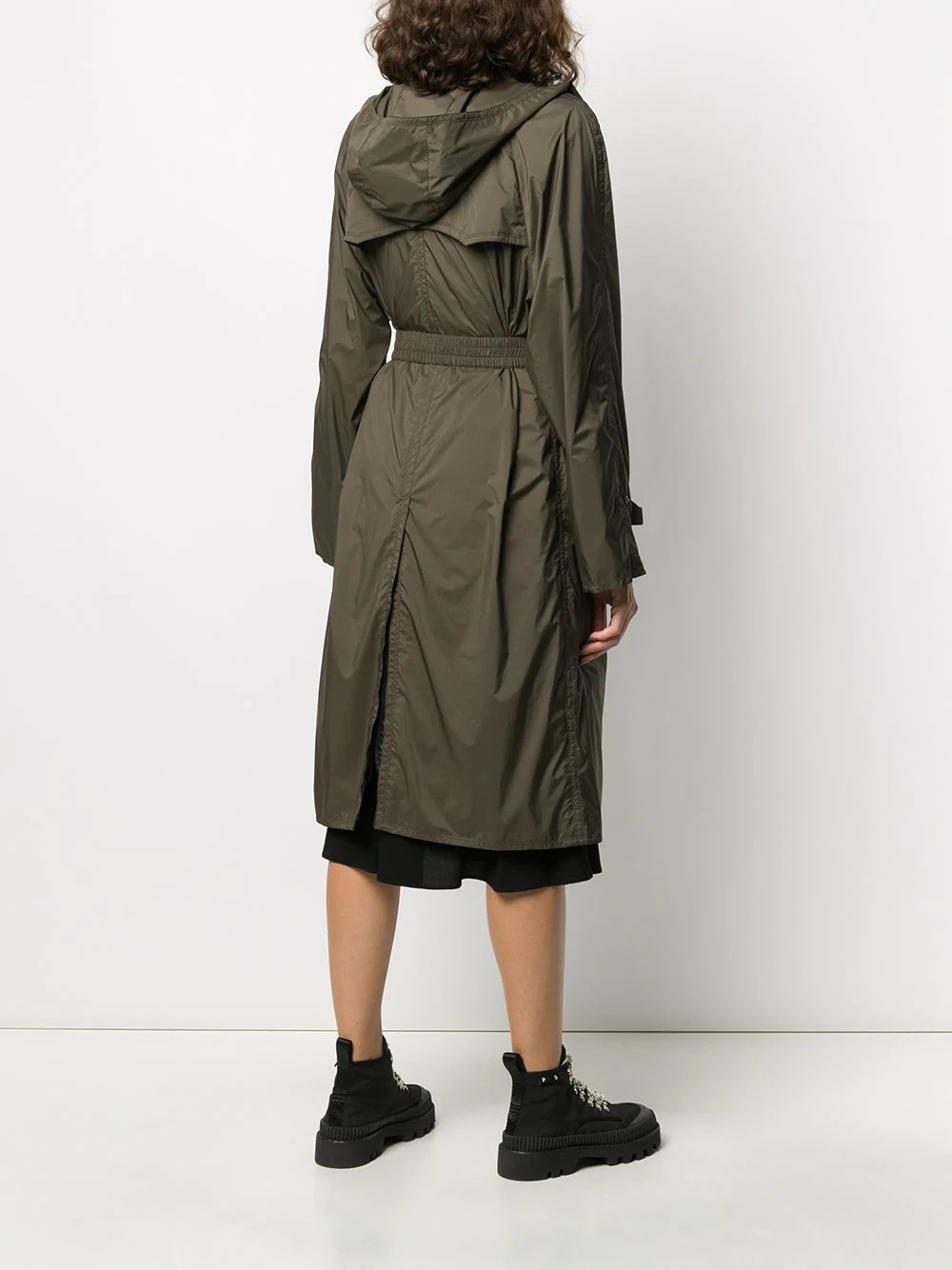 belted trench coat - 4