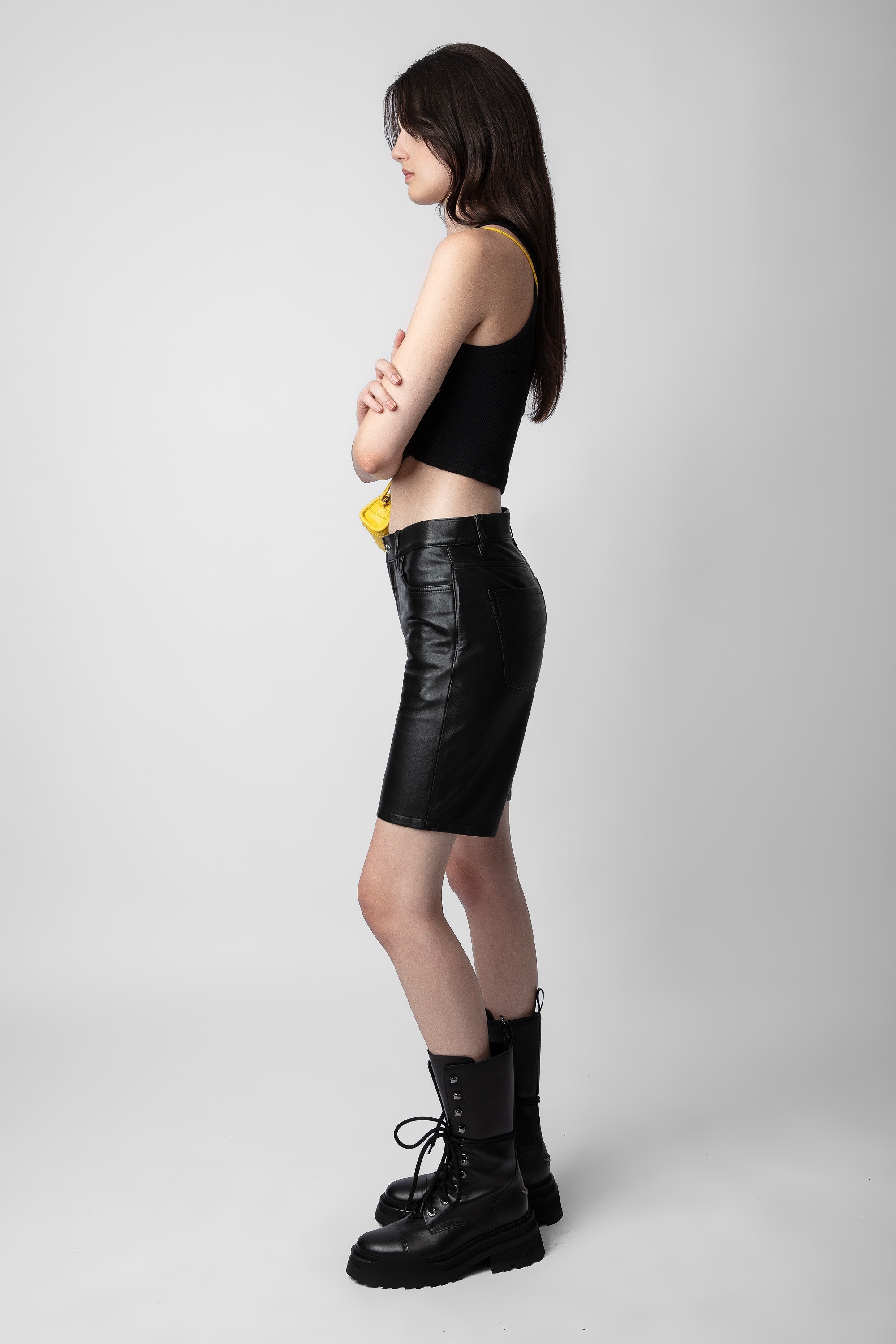 Sady Leather Shorts - 3