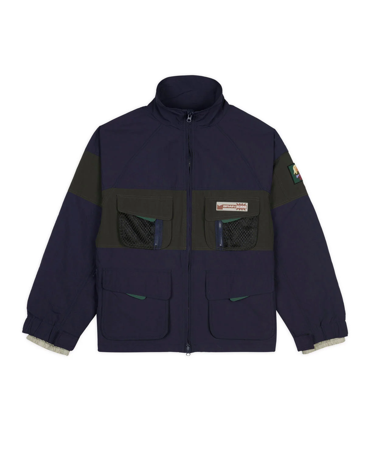Paneled Snow Jacket - Navy - 1