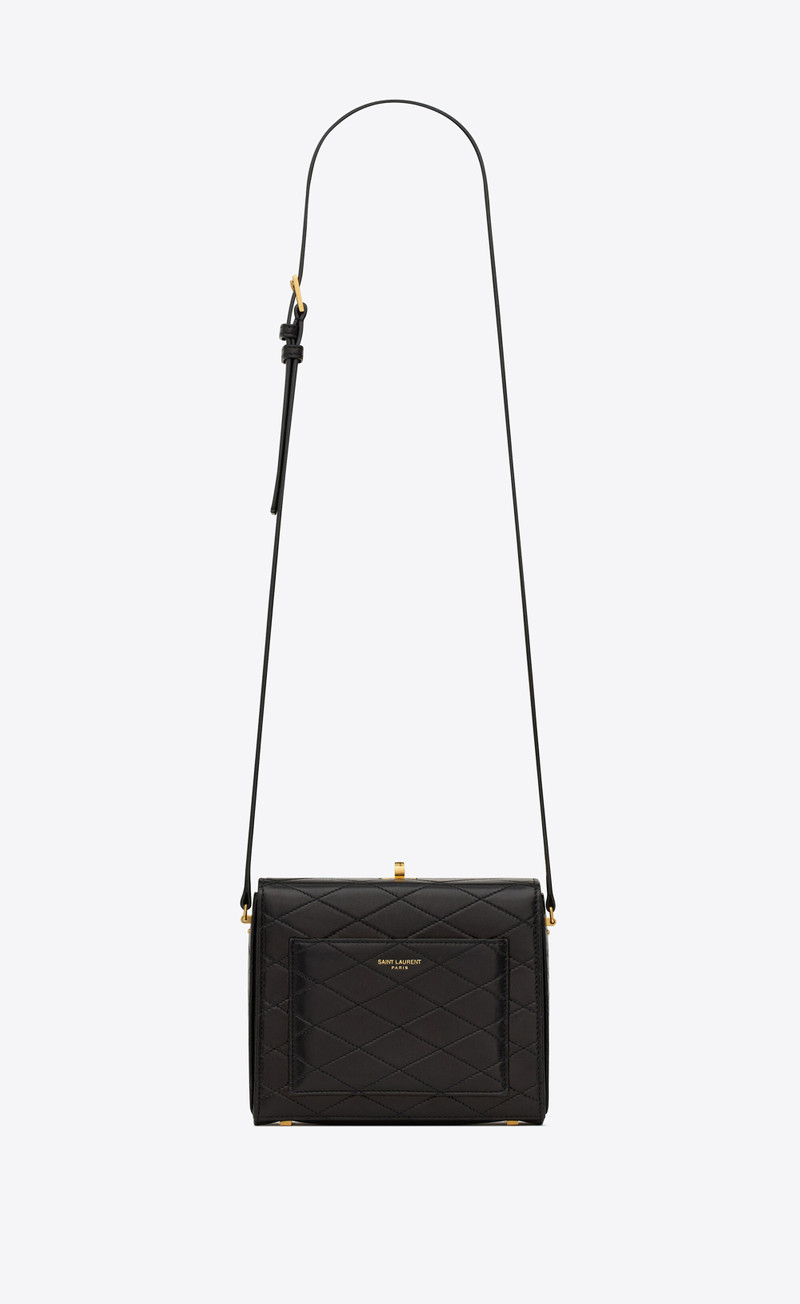 mini square bag in quilted lambskin 1