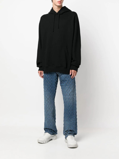 Heron Preston razor-cut straight-leg jeans outlook