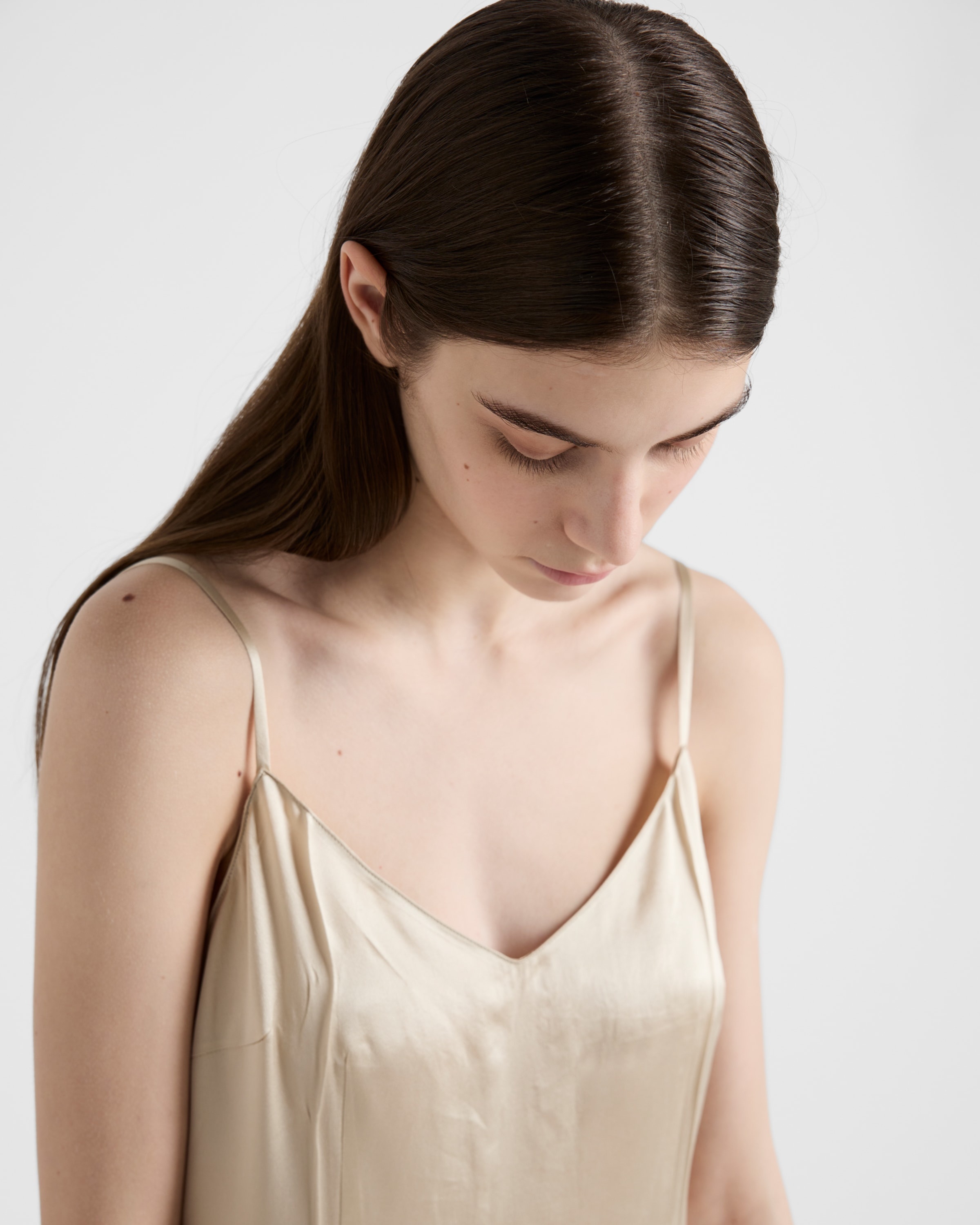 Satin crepe dress - 4