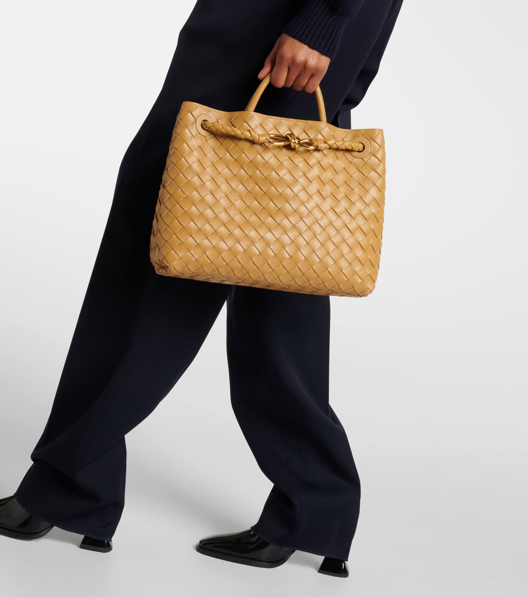 Andiamo Medium leather tote bag - 3