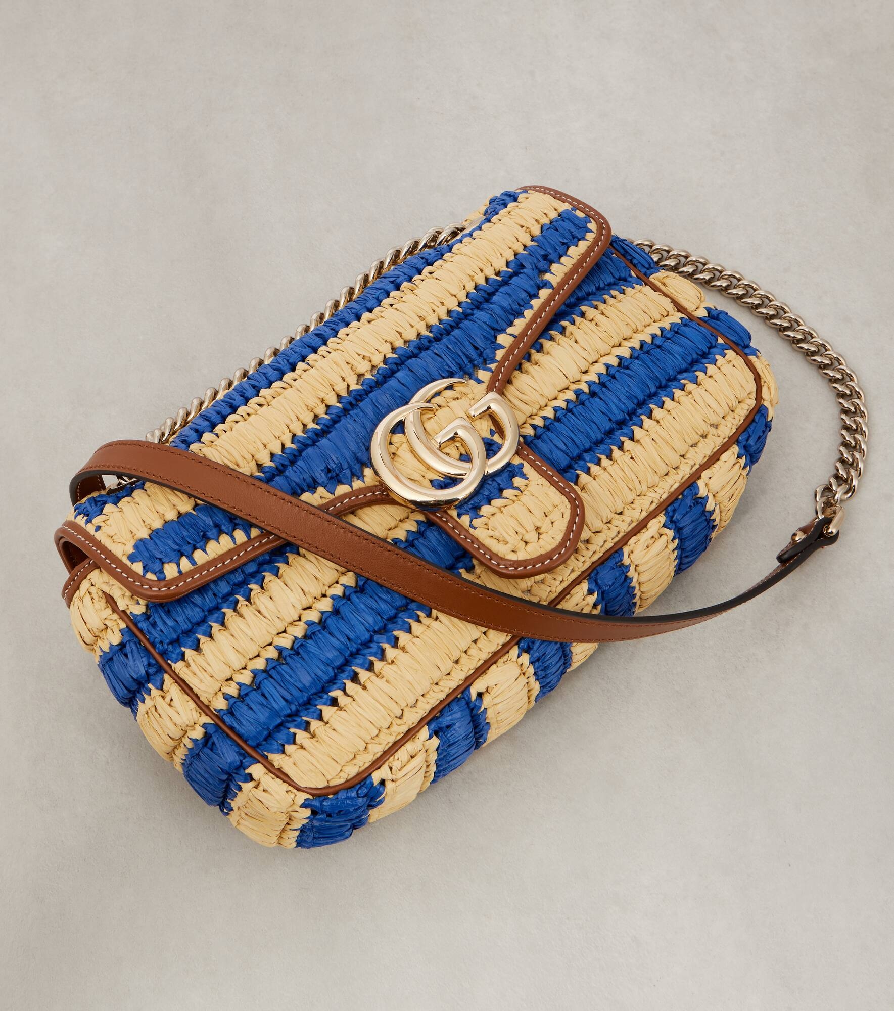 GG Marmont Small striped shoulder bag - 6