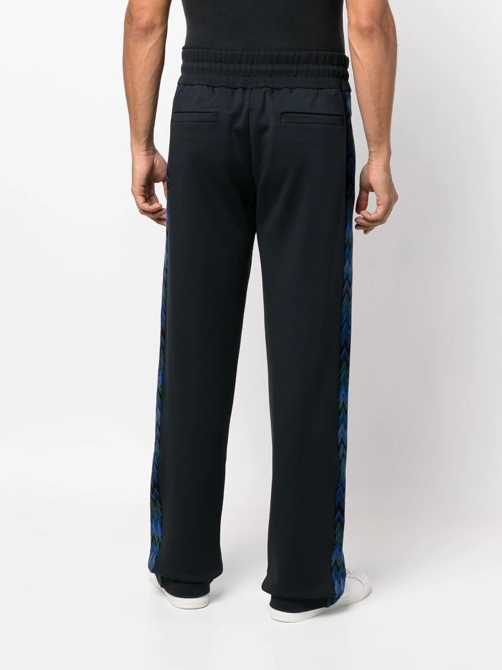 zigzag side-stripe track pant - 4