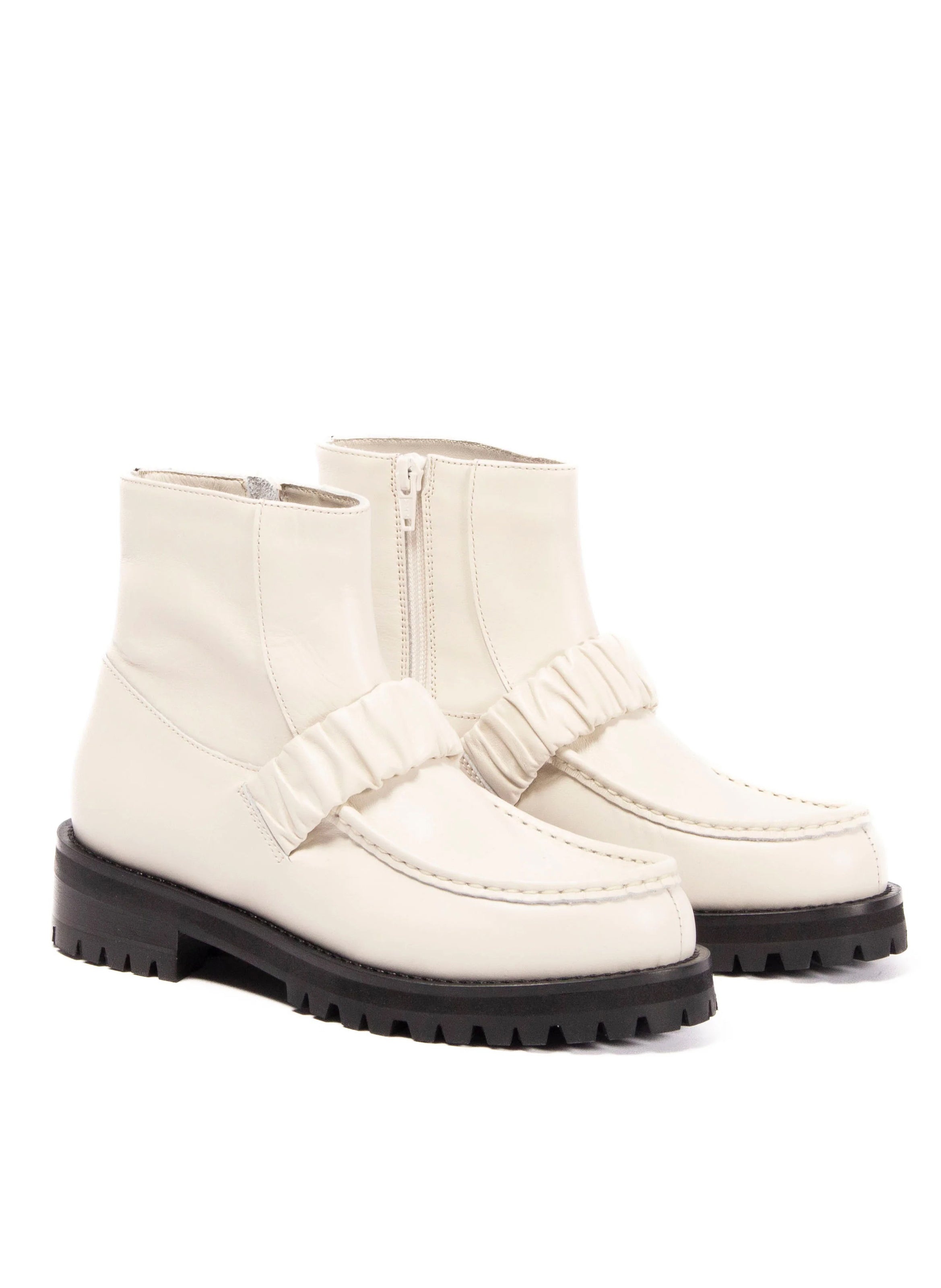 Andrea Loafer Boots Cream - 1