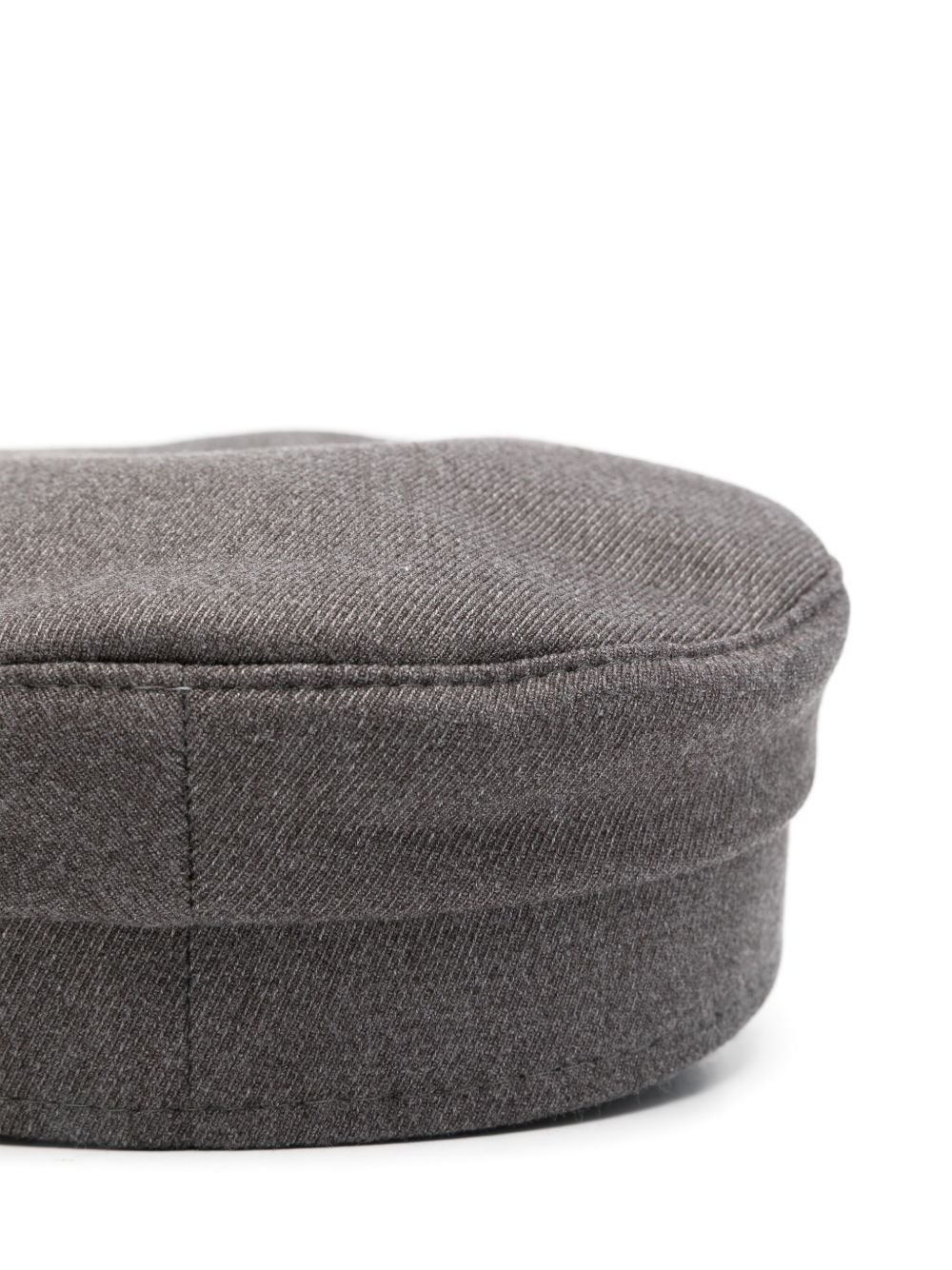 mélange-effect baker boy cap - 2