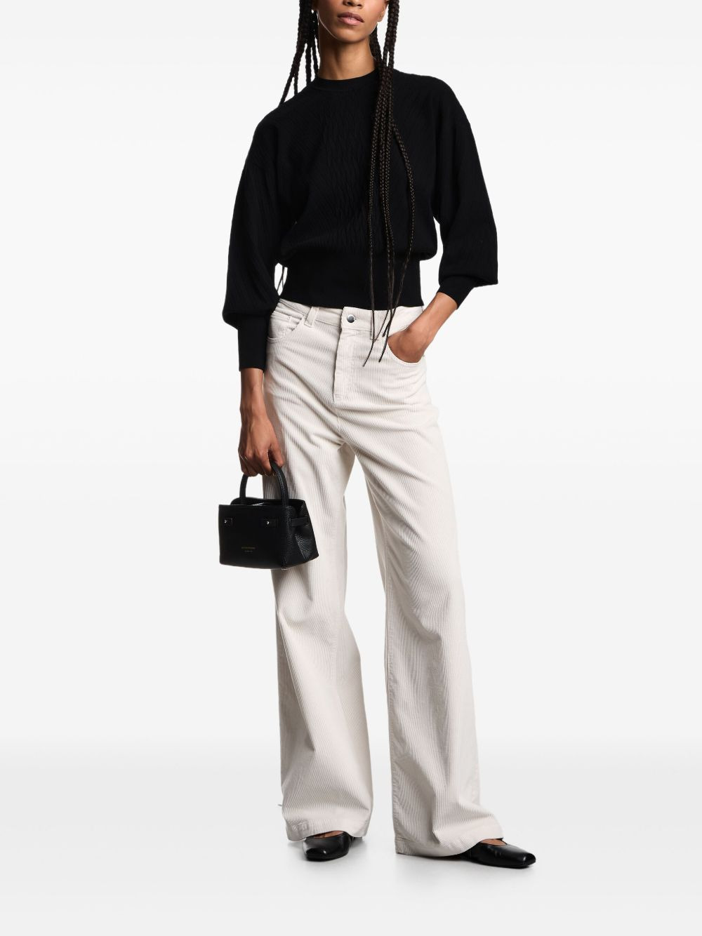 balloon-sleeve top - 2