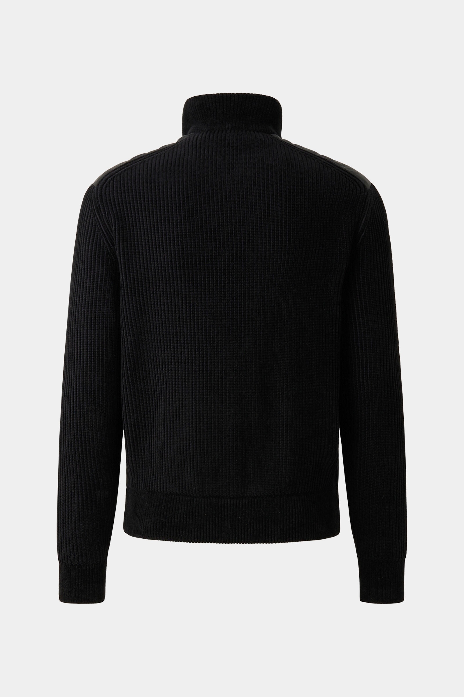 Kurtis Hybrid leather jacket in Black - 3