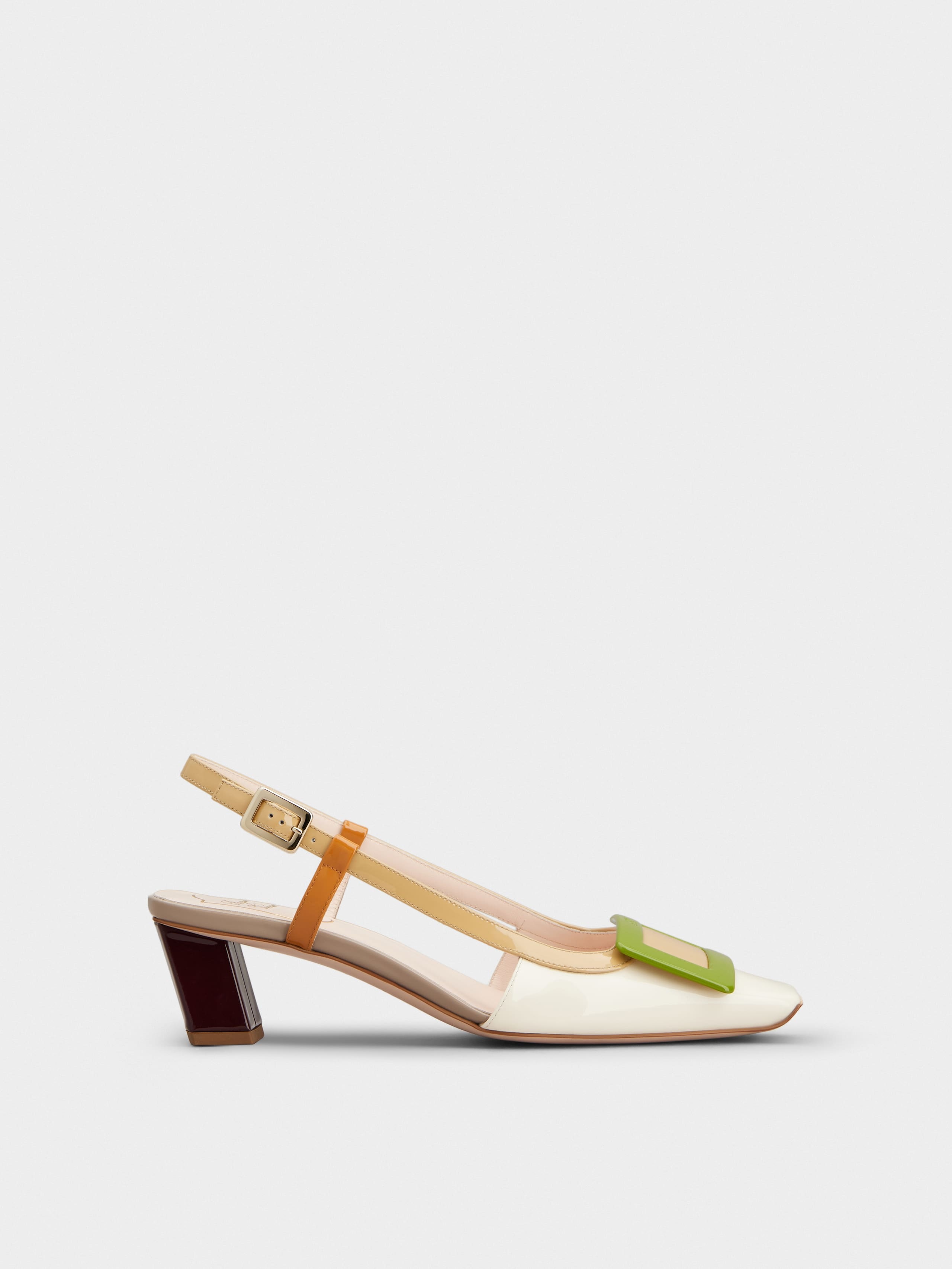 Belle Vivier Slingback Pumps in patent leather - 1