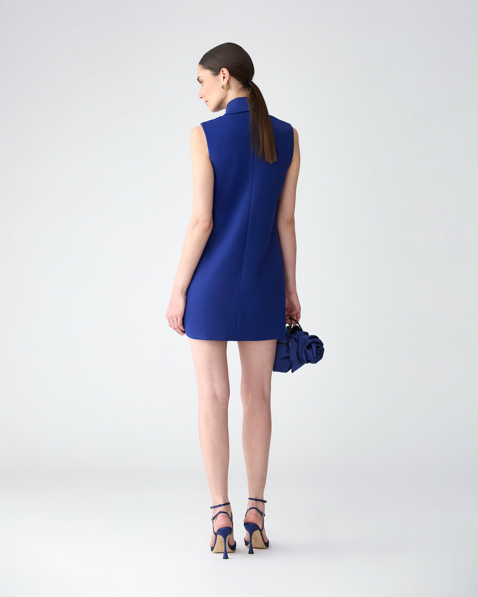 Double-Breasted Shift Dress - 3