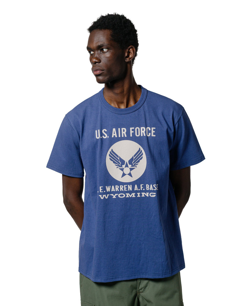 The Real McCoys MC25007 Military Tee / F.E. Warren Base MQ Navy outlook