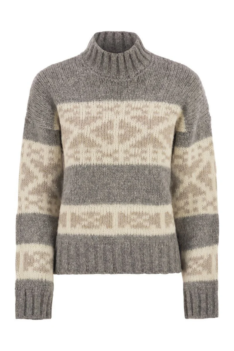 Peserico Alpaca, Cotton And Wool Knitwear - 1