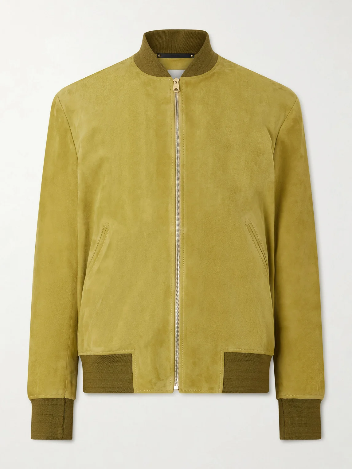 Suede Bomber Jacket - 1