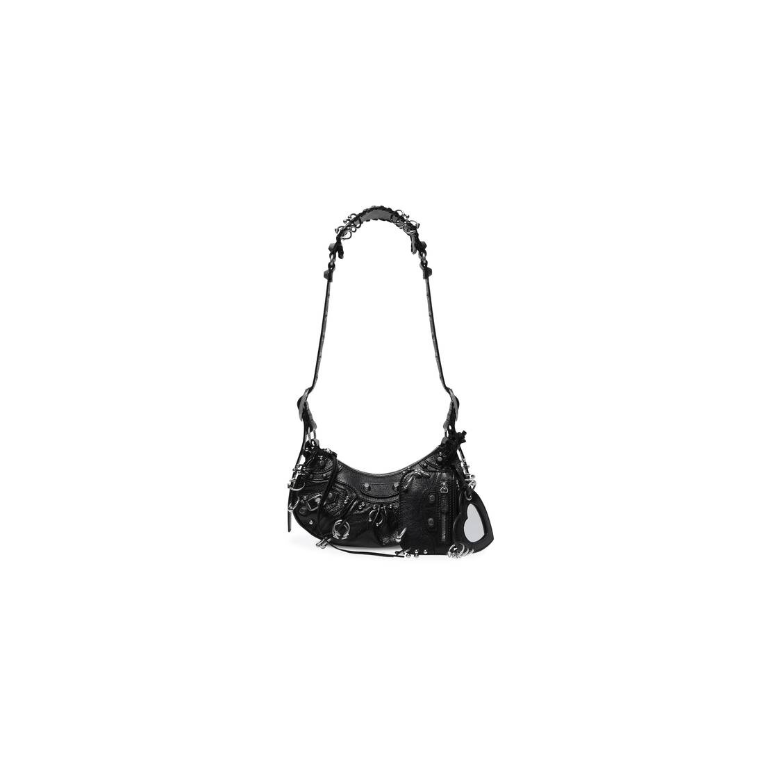 BALENCIAGA, Le Cagole XS Arena Lamb Leather Shoulder Bag