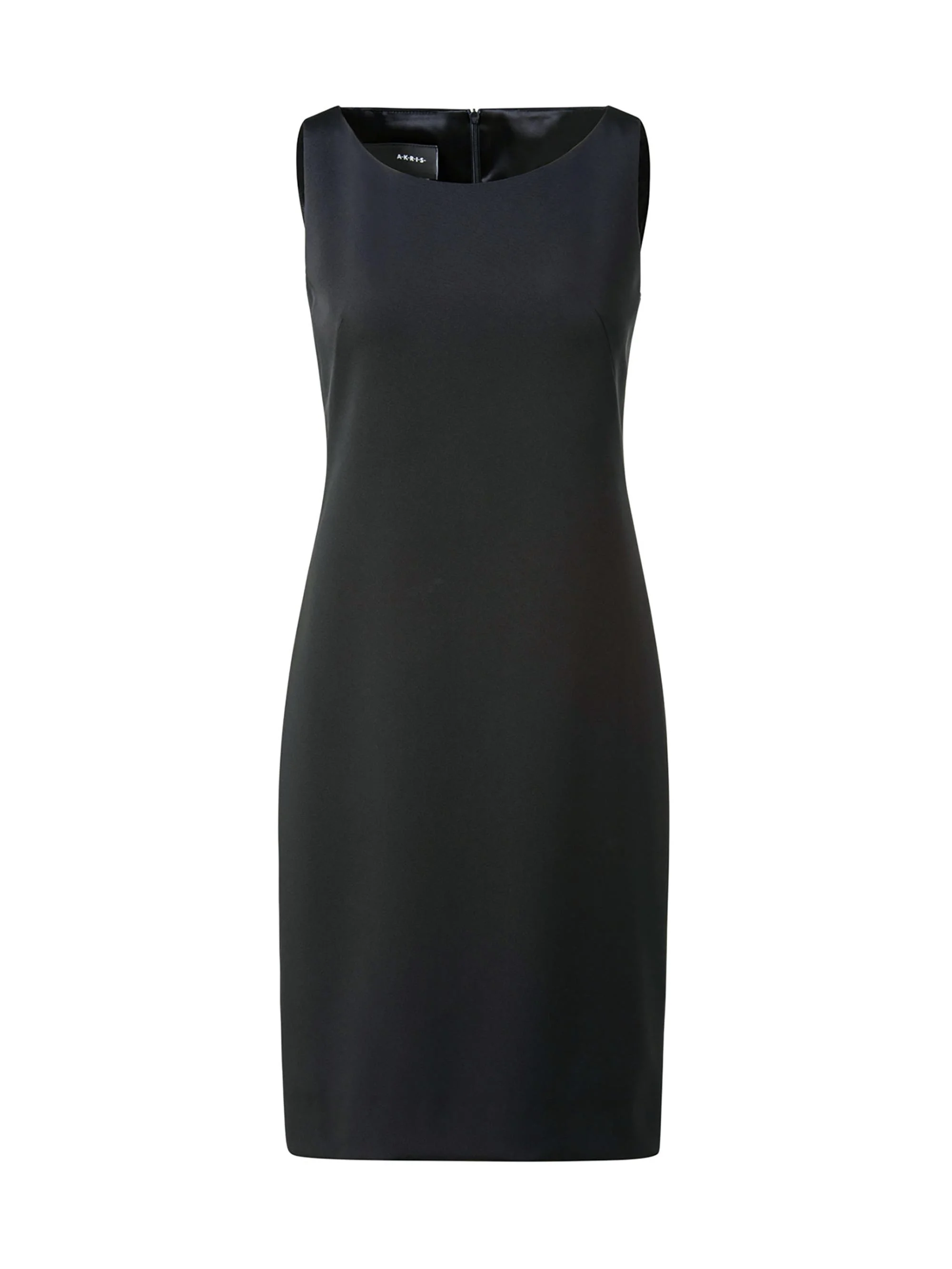 Women's Silk-Stretch Sheath Minidress - Black - 1