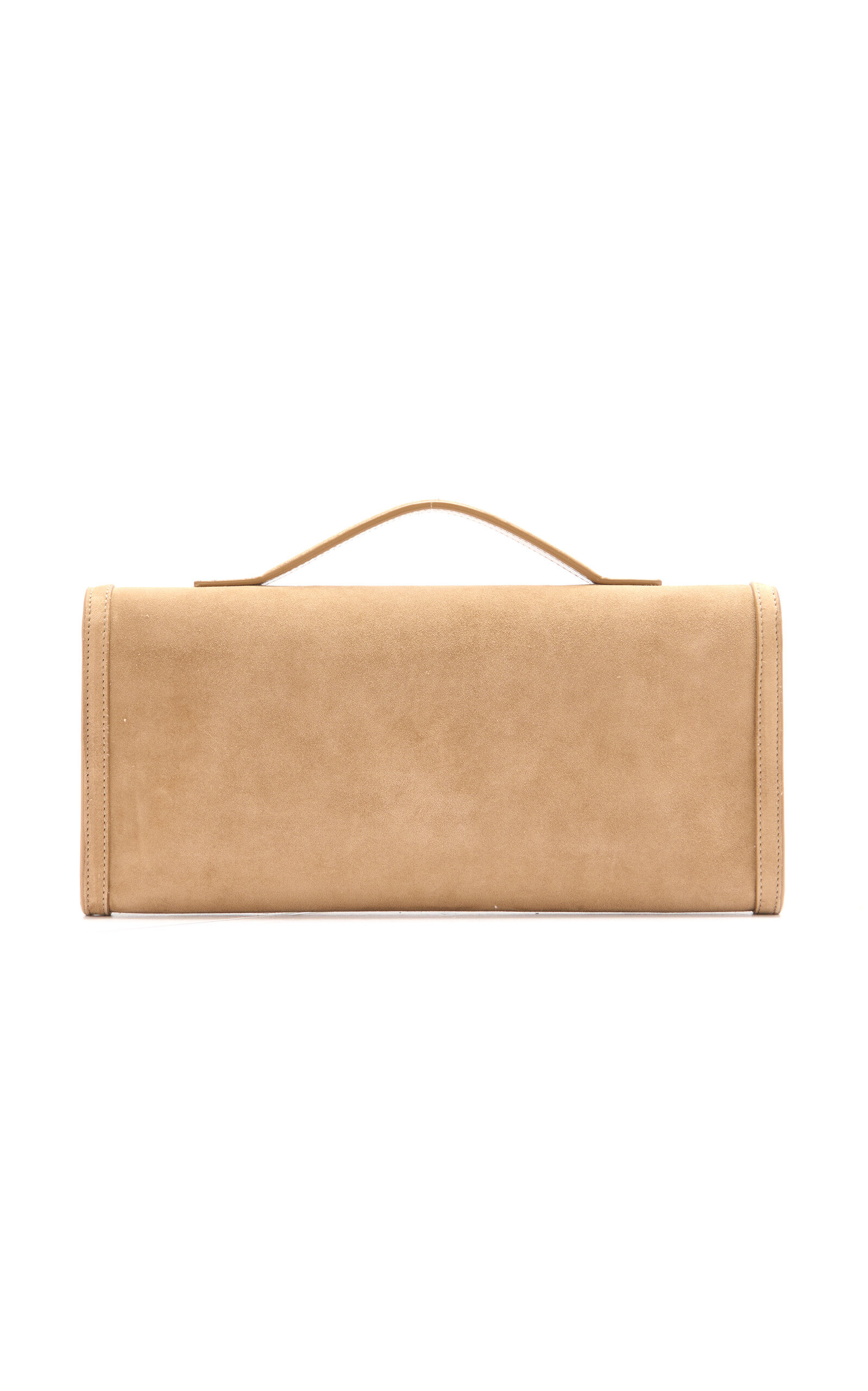 Belle Vivier Suede Clutch brown - 4