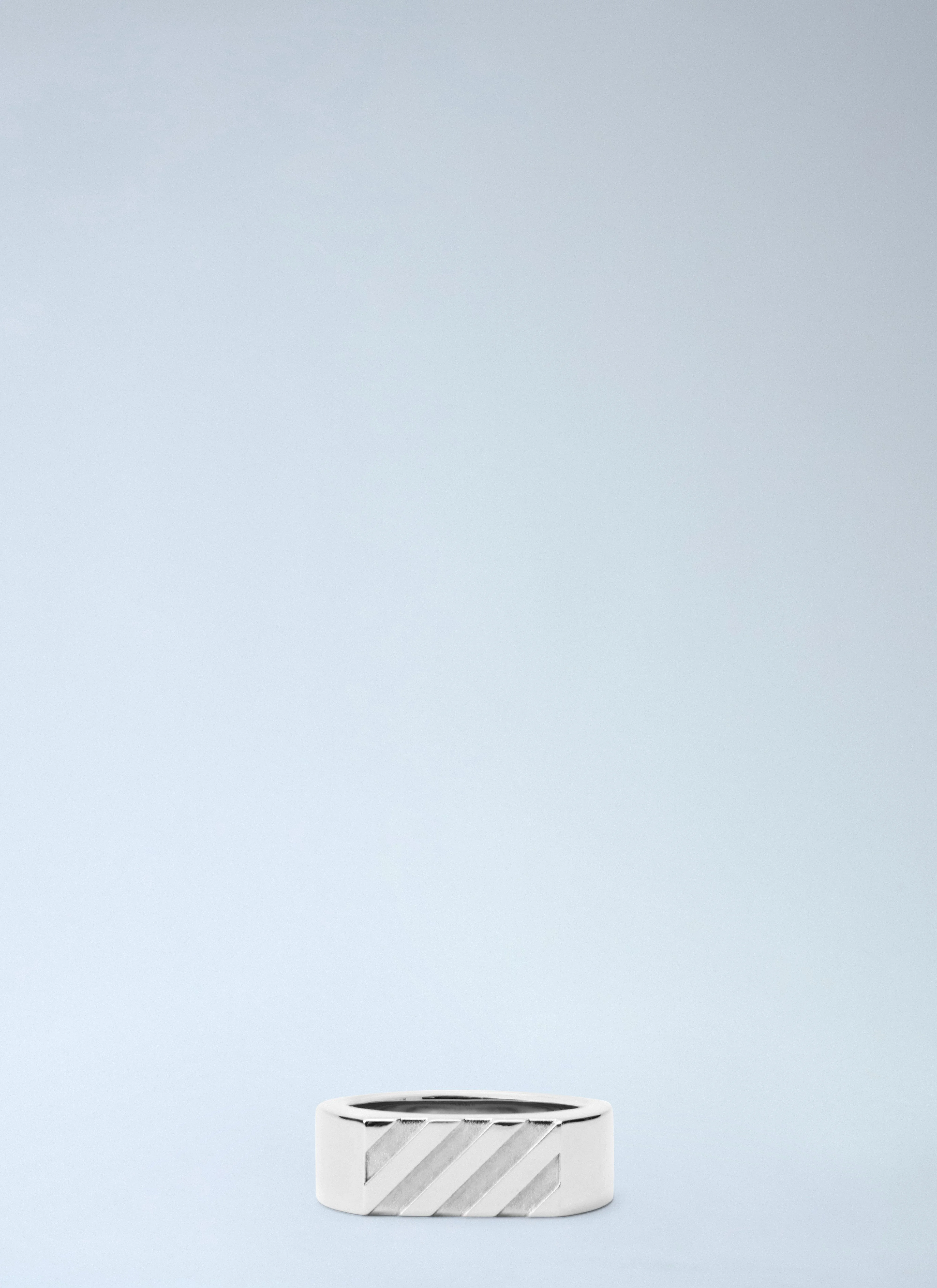 Off-White Men Diag Band Ring - 1
