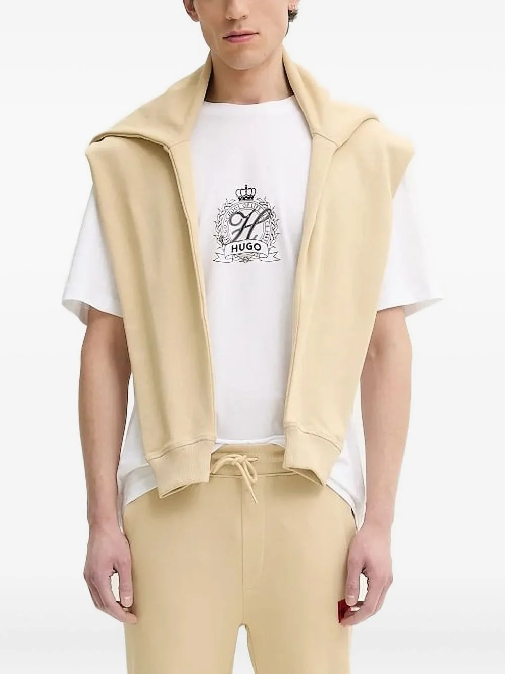 logo-patch hoodie - 1