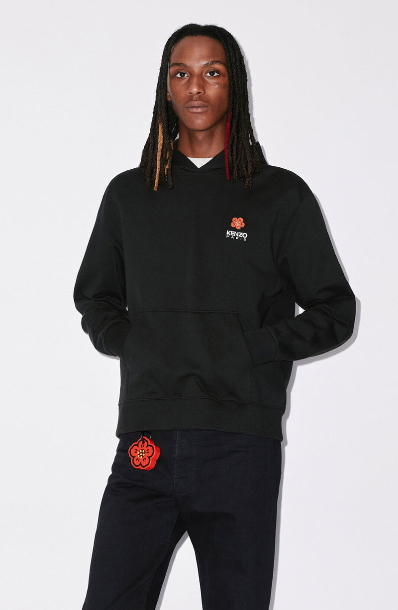 BOKE FLOWER' crest hoodie sweatshirt with zip 4