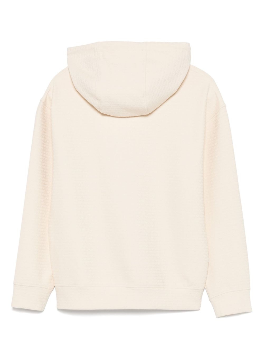 logo-jacquard hoodie - 2