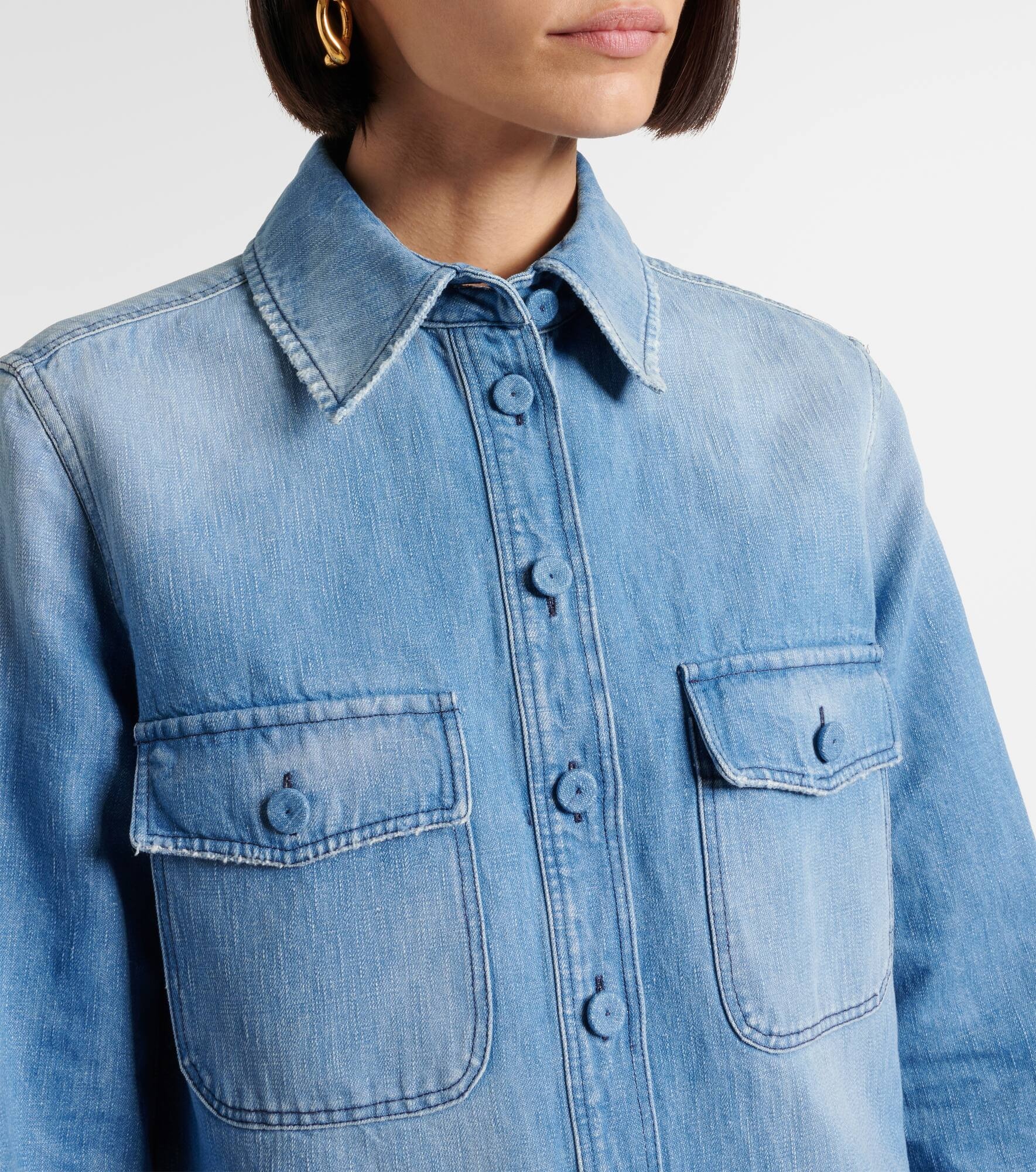 John Austin denim shirt - 4