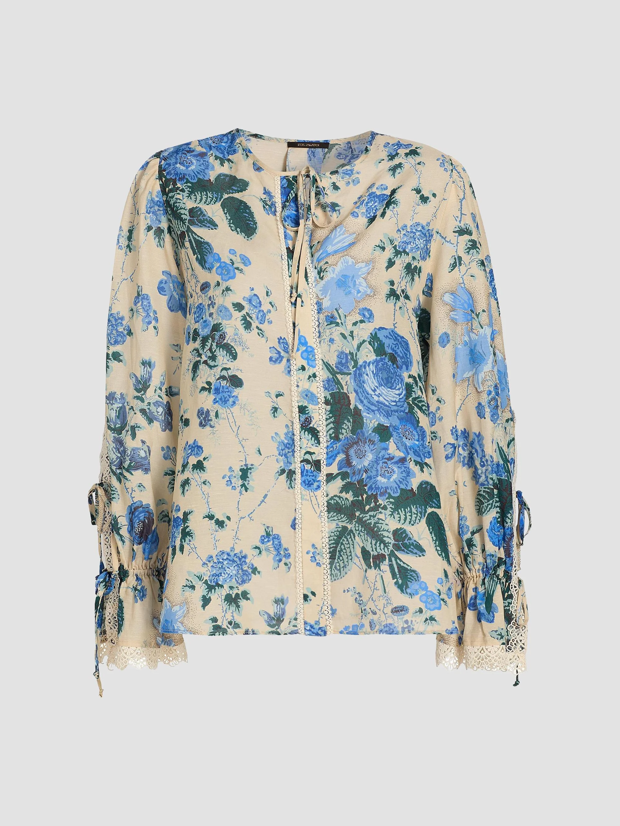 Women's Daisy Floral Blouse - Ecru Multi - 1