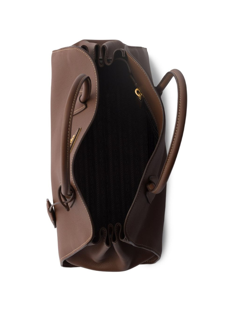 medium leather tote bag 4