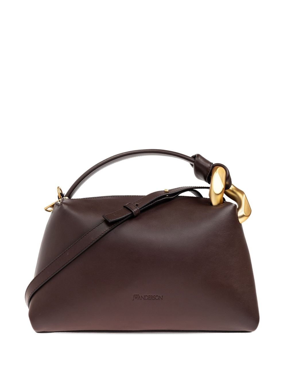 leather tote bag - 1