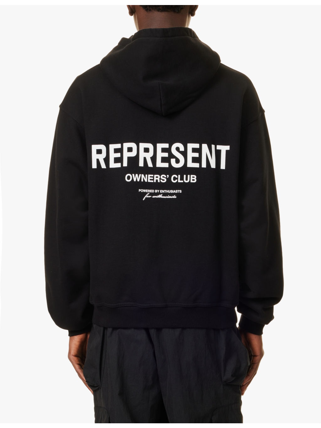 Owners Club brand-print relaxed-fit cotton-jersey hoody - 4