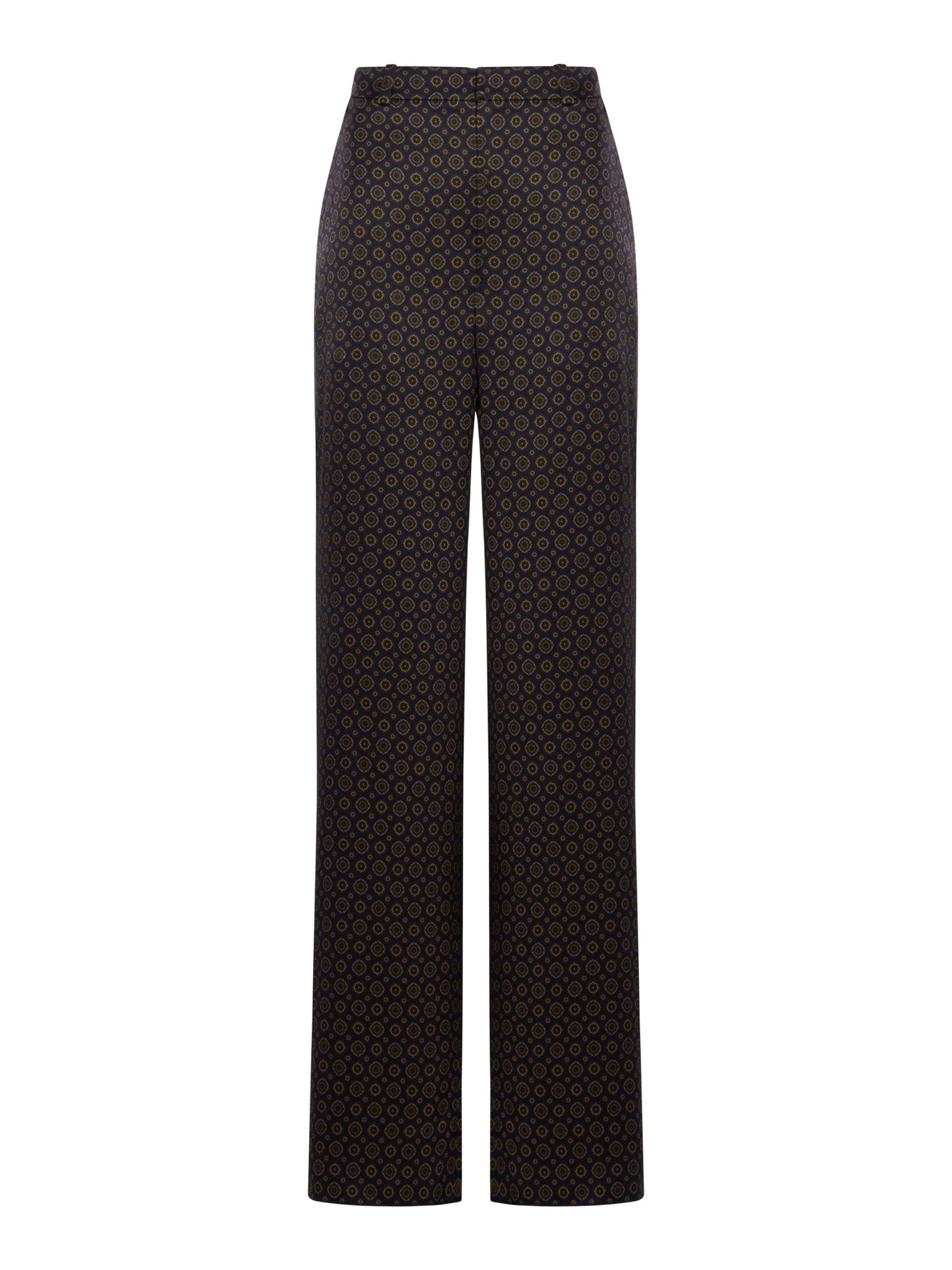 パンツ SAINT LAURENT SATIN PANTS WITH MEDALLION PATTERN SAINT LAURENT SATIN PANTS WITH MEDALLION PATTERN
