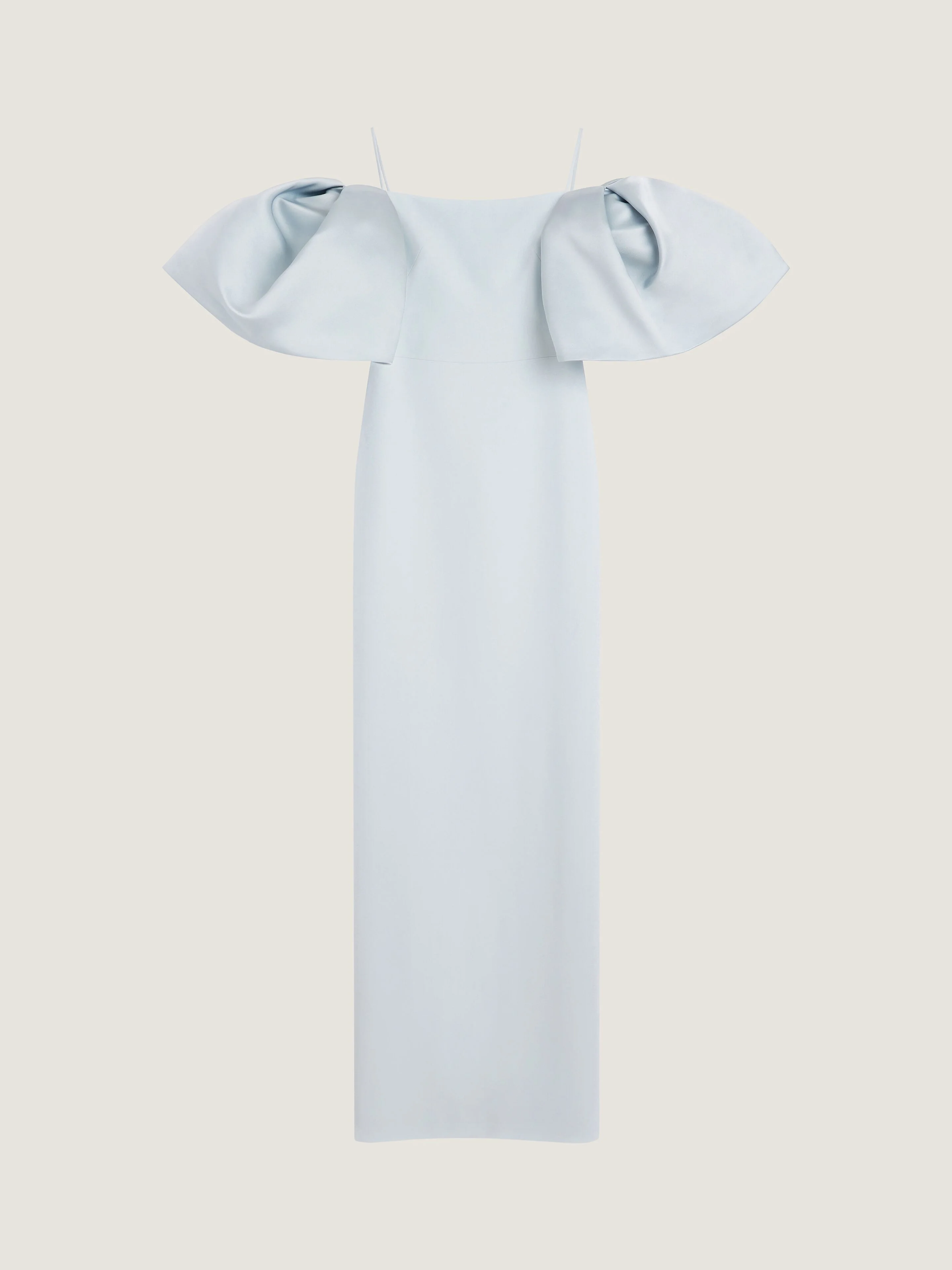 OFF-THE-SHOULDER DRESS IN CREPE CADY - 1