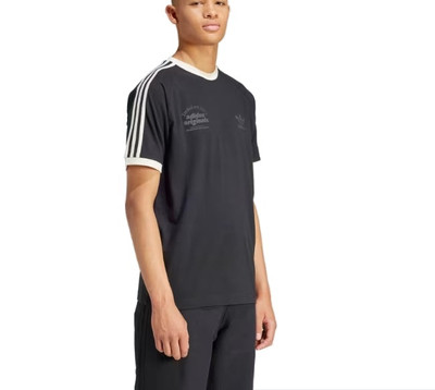 adidas adidas Originals Sport Graphic Cali Tee 'Black White' IS1413 outlook