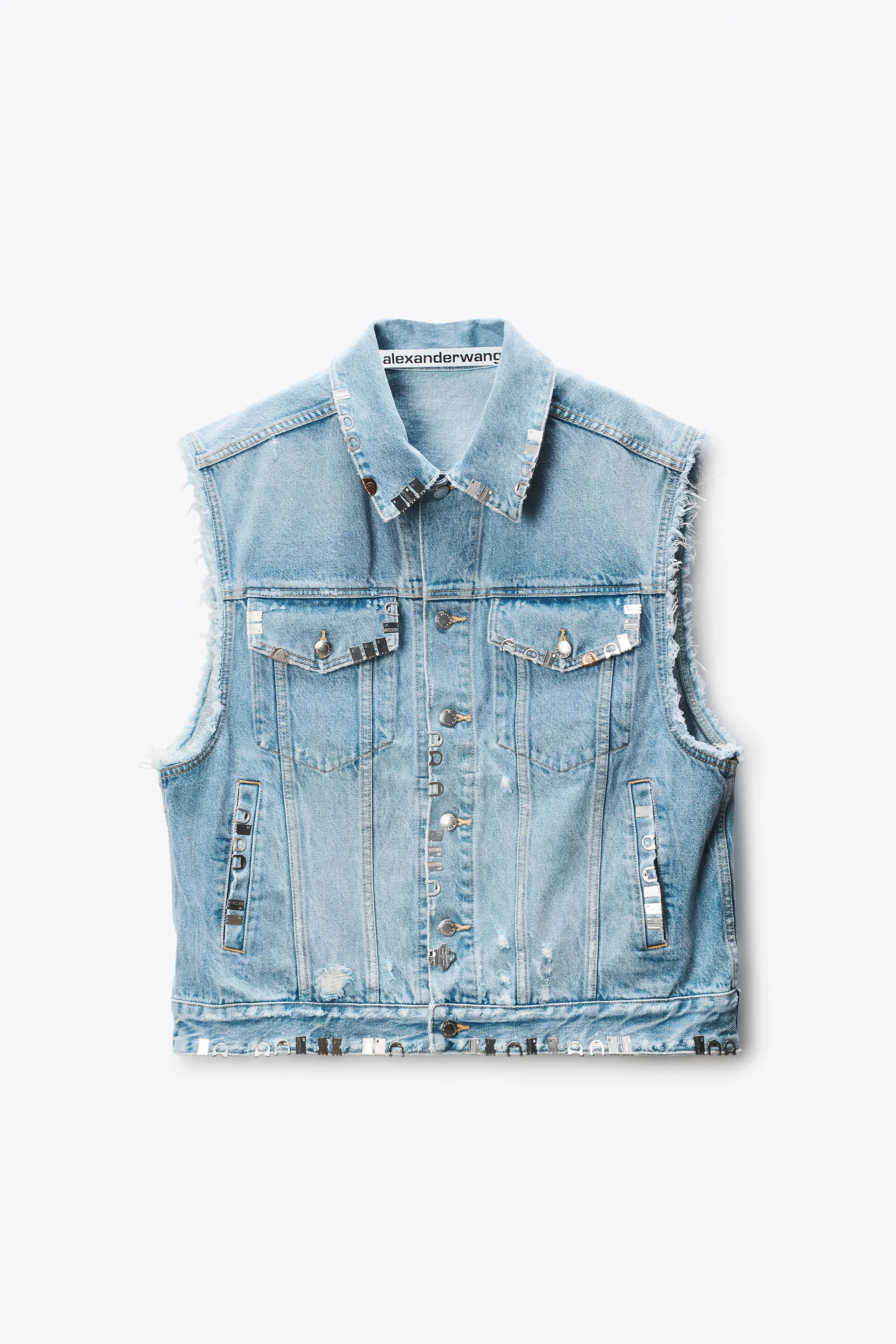 Regen Denim Oversized Vest - 1