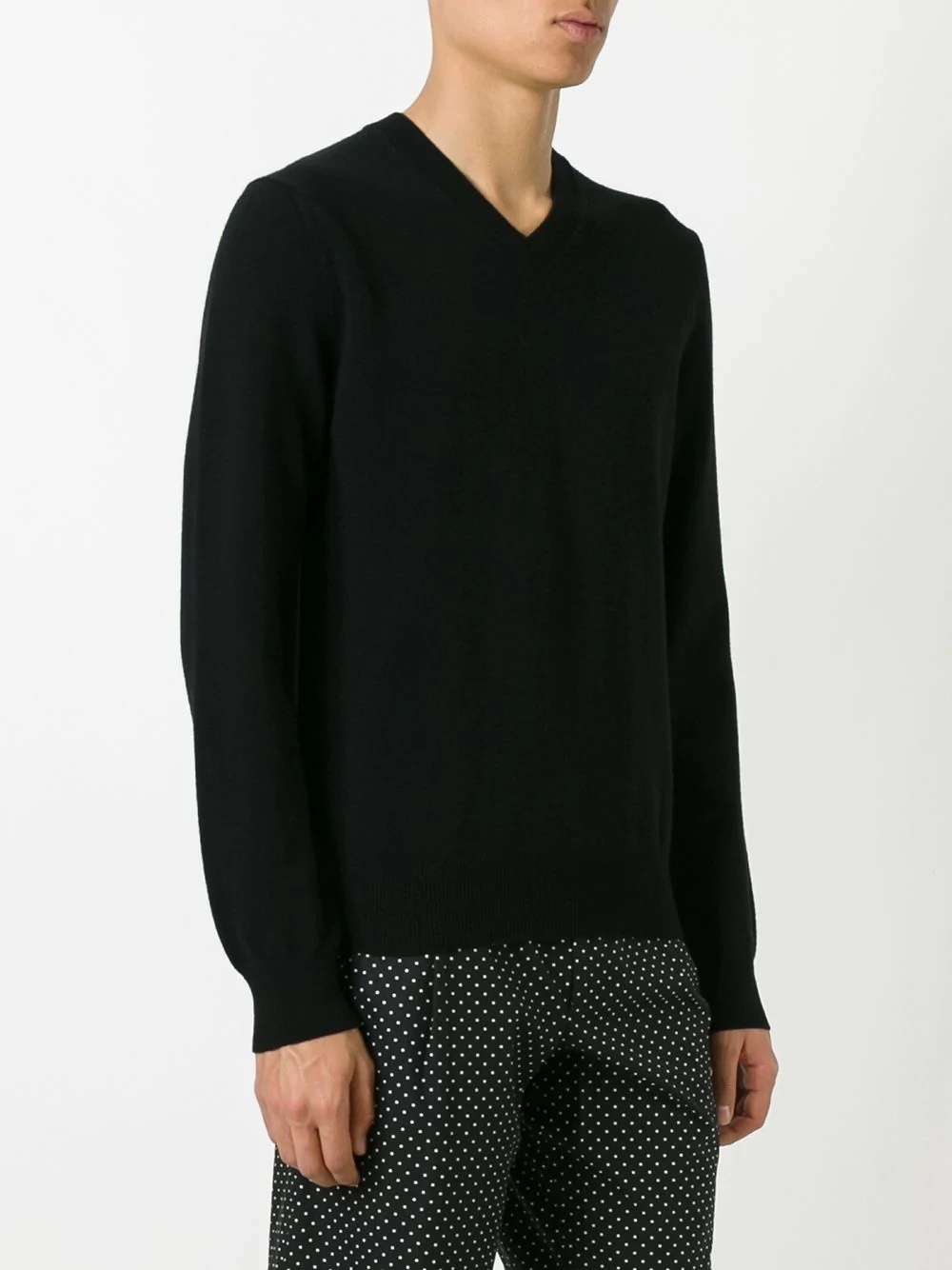 embroidered heart patch sweatshirt - 3