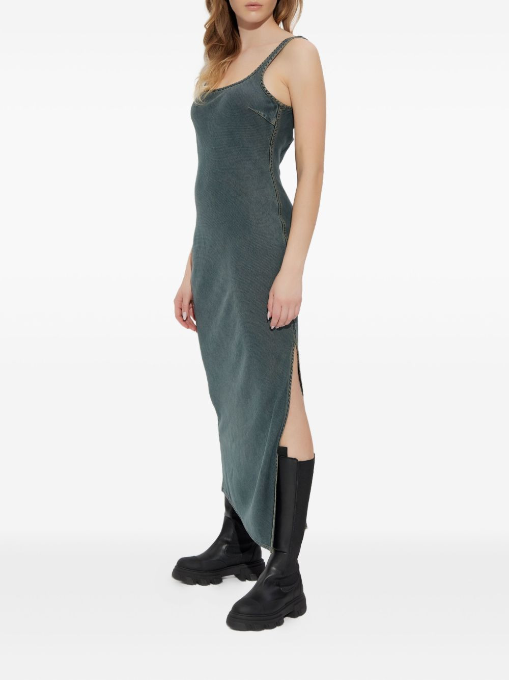 Sasunna side-split midi dress - 3