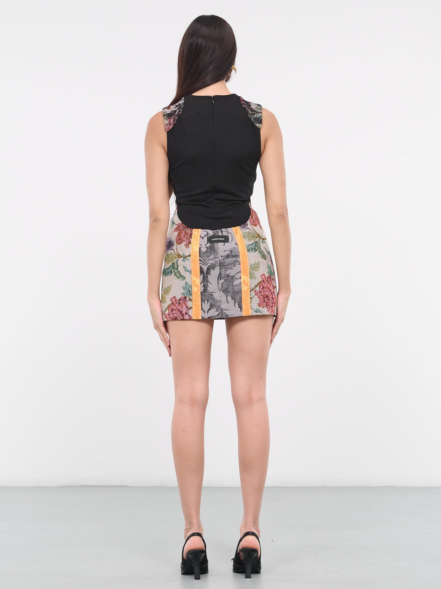 Regenerated Floral Tapestries Dress - 3