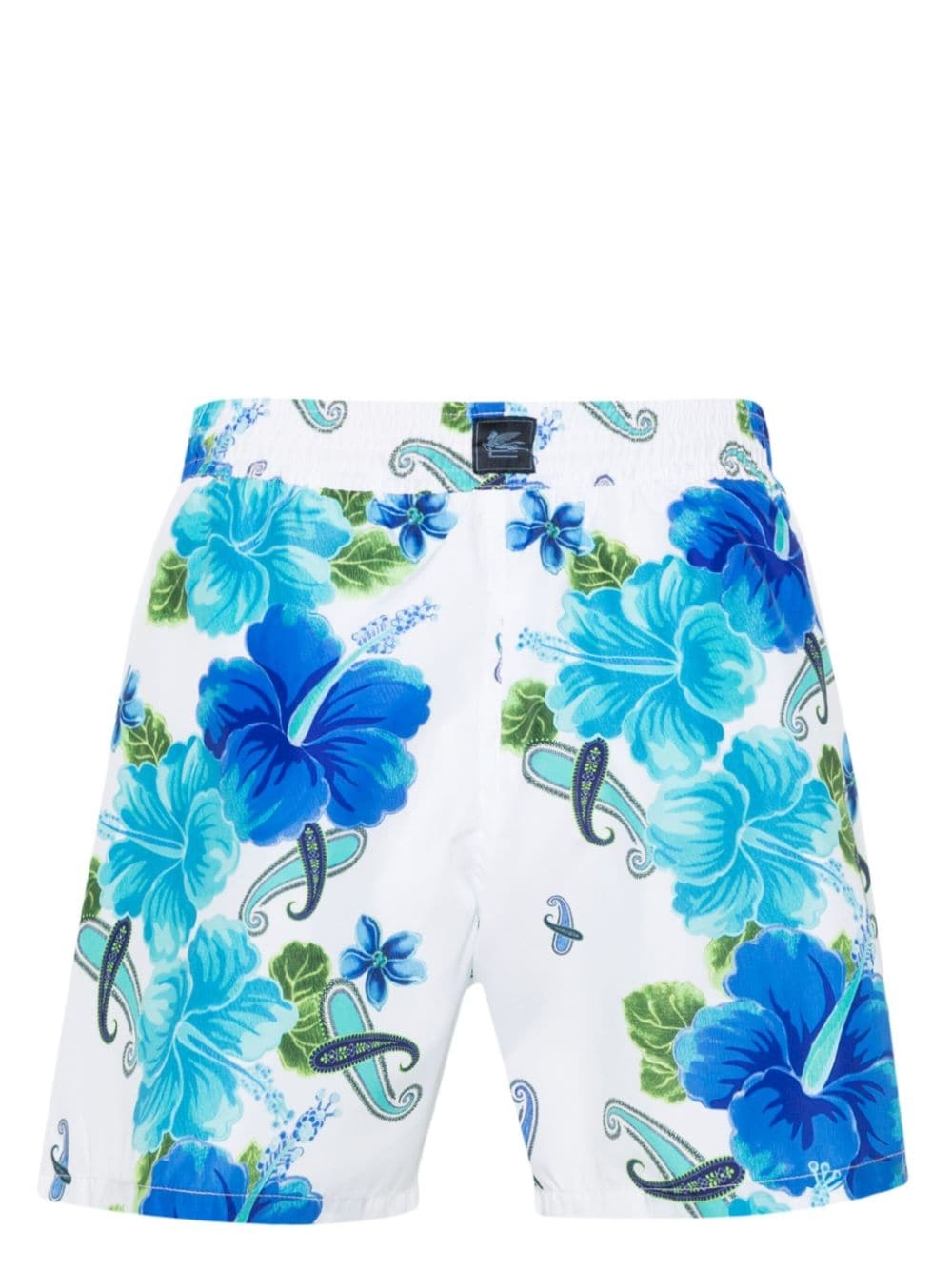floral paisley-print swim shorts - 2
