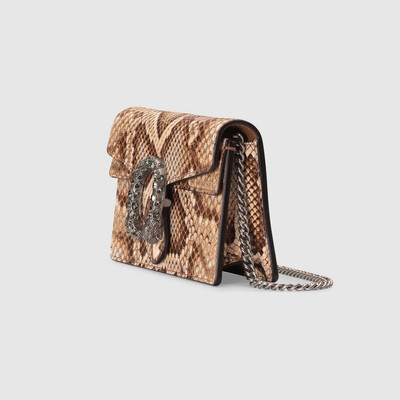 GUCCI Dionysus python super mini bag outlook