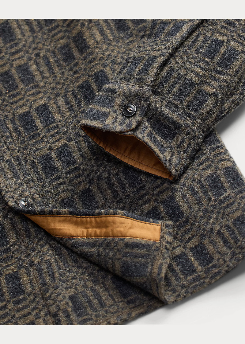 Jacquard-Knit Wool-Blend Workshirt 6