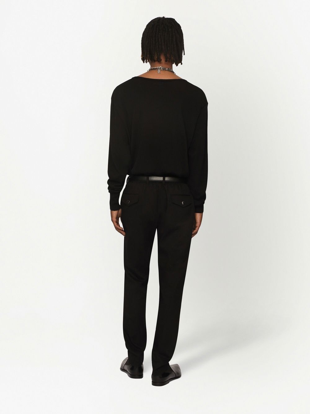 round-neck virgin-wool jumper - 4
