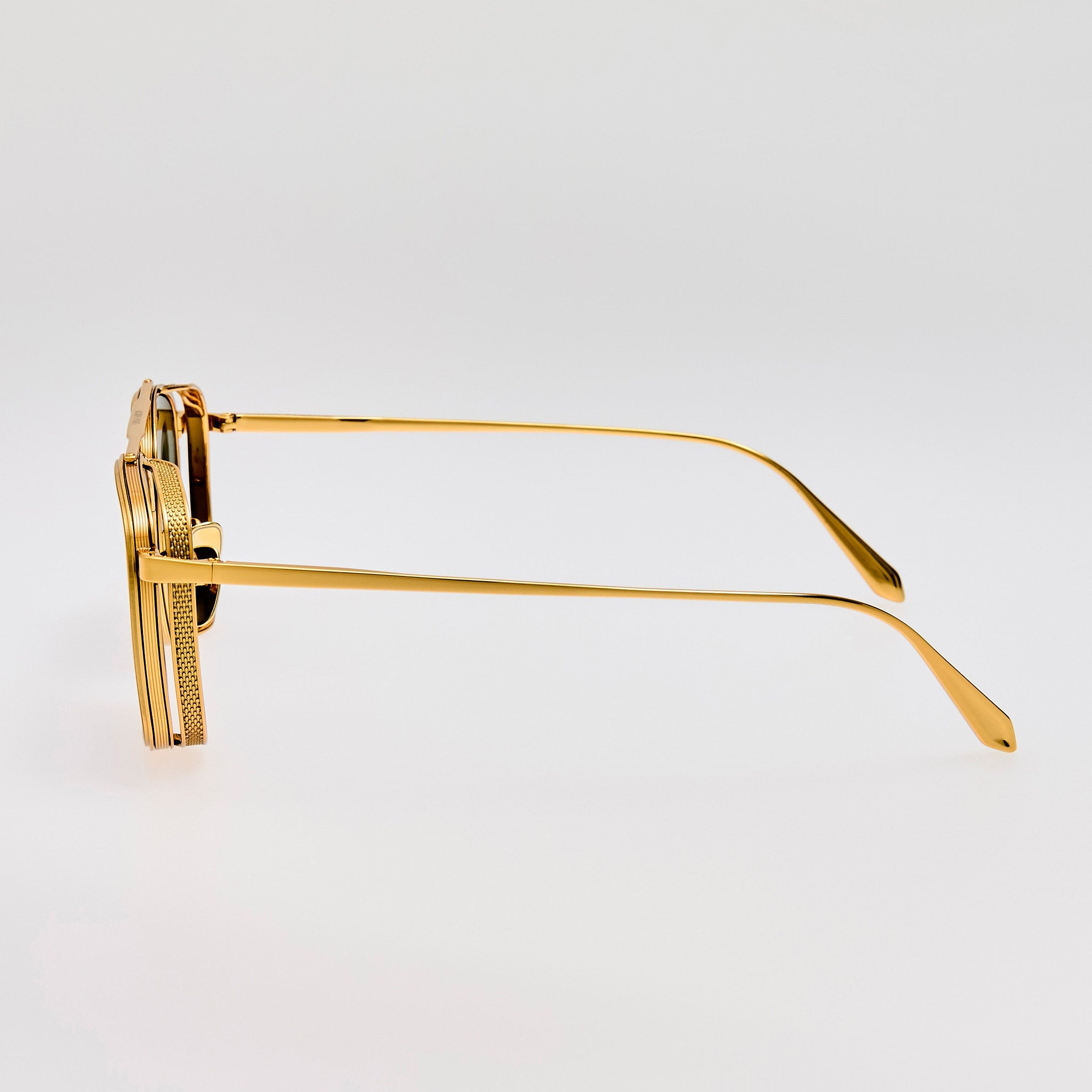 Varo Sunglasses in  Green and Gold - 4
