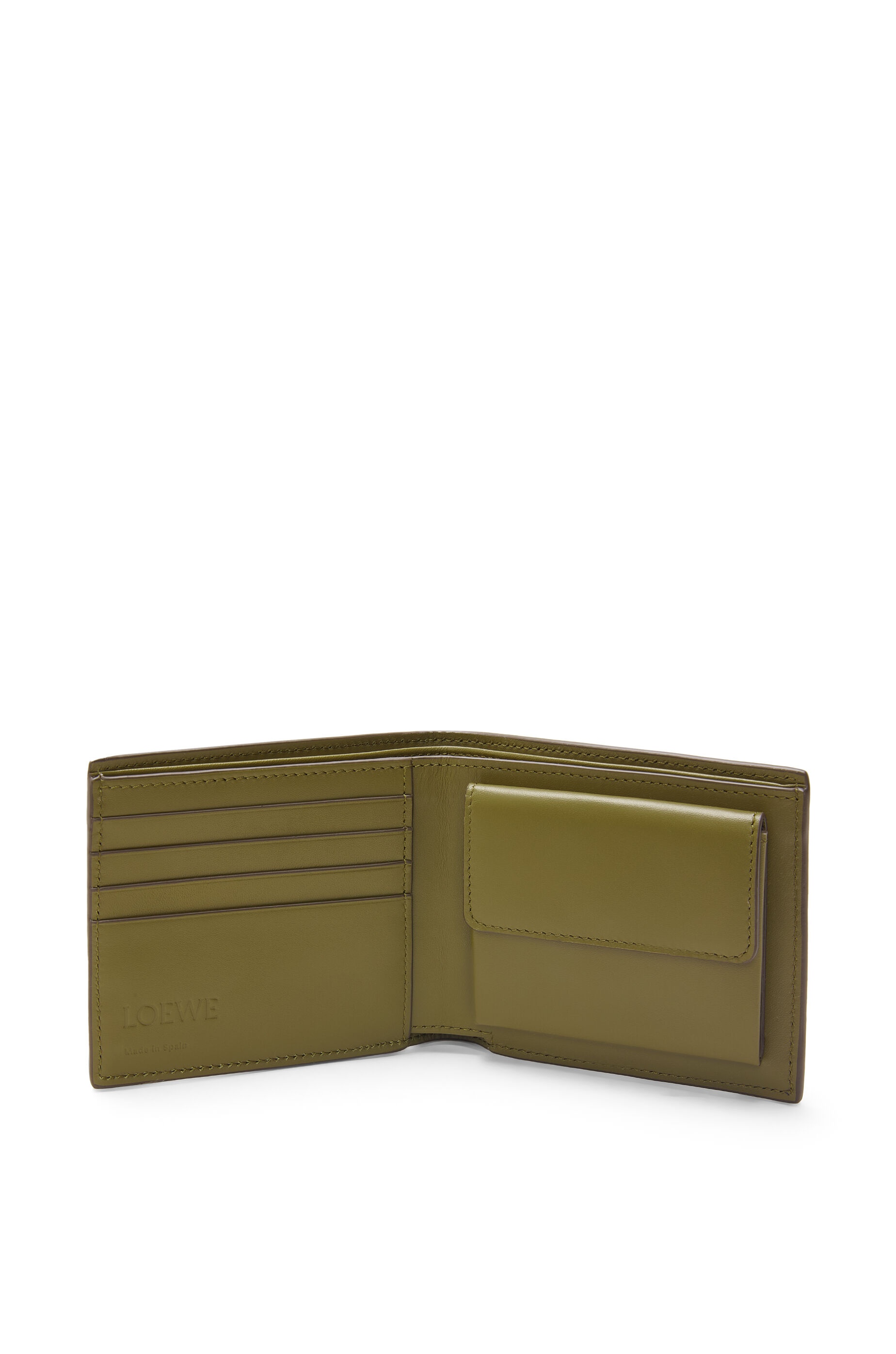 Bifold coin wallet in soft grained calfskin - 2