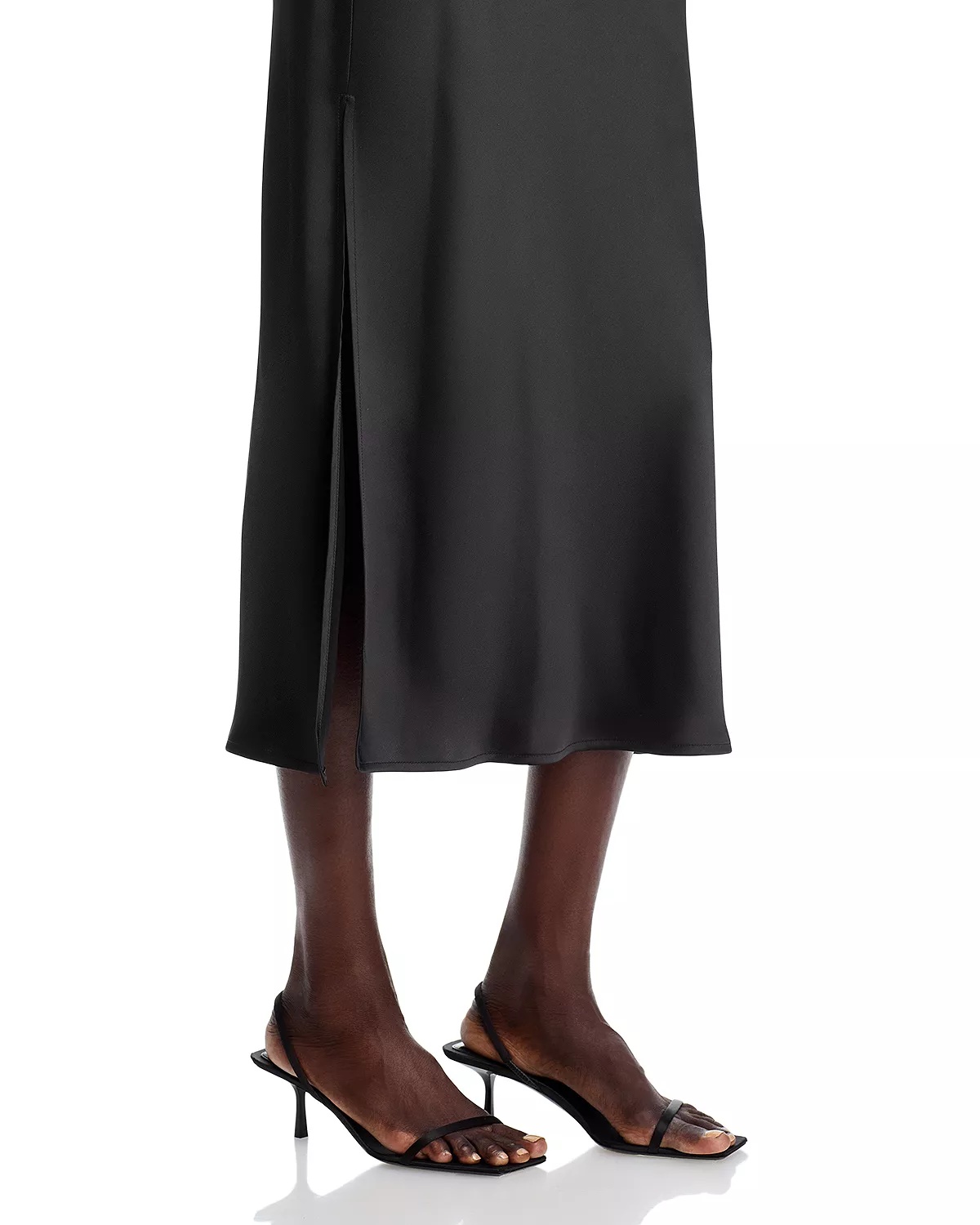 Satin Sleeveless Dress - 7