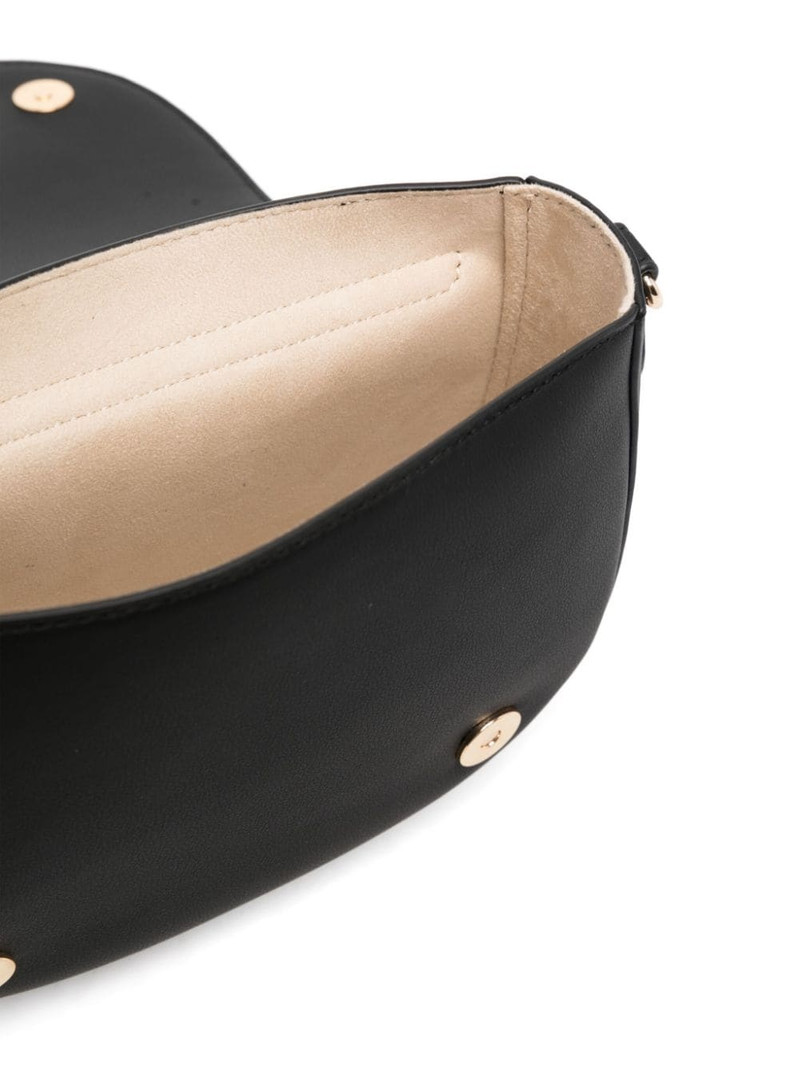 logo-lettering faux-leather crossbody bag 5
