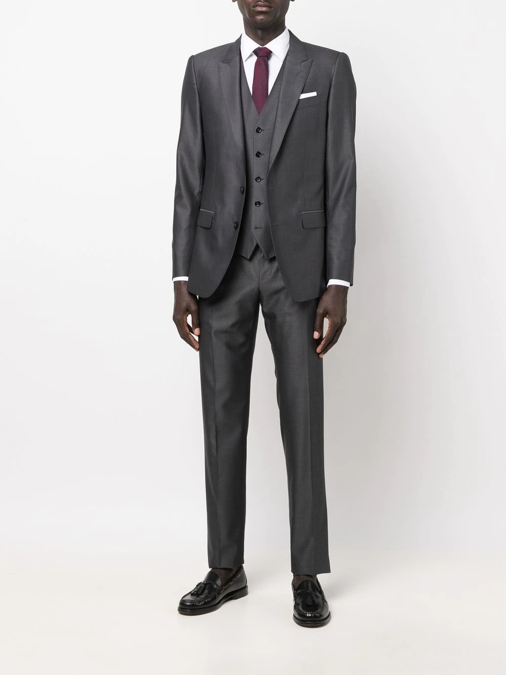 three-piece slim-fit suit - 2