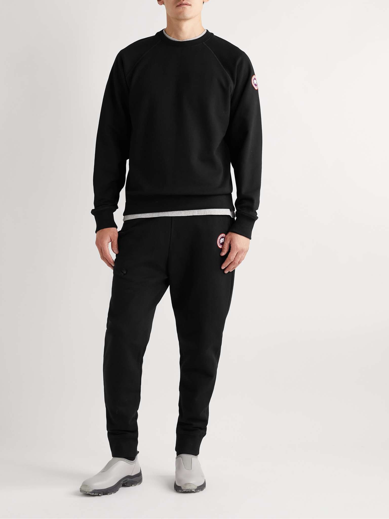 Huron Tapered Logo-Appliquéd Cotton-Jersey Sweatpants - 2